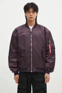 Alpha Industries: Фиолетовая куртка 