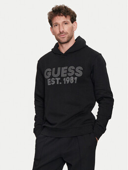 GUESS: Чёрная толстовка 