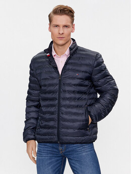 Tommy Hilfiger: Синий пуховик 