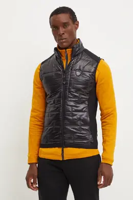 EA7 Emporio Armani: Чёрный жилет 