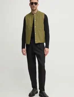 United Colors Of Benetton: Зелёный жилет 