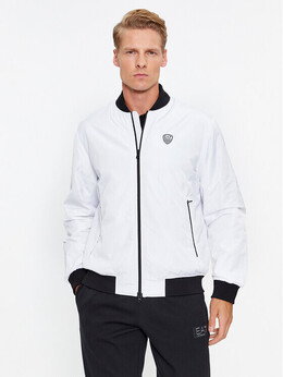 EA7 EMPORIO ARMANI: Белая куртка 
