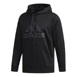 Adidas: Чёрная толстовка  Essential