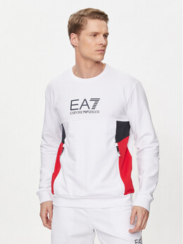 EA7 Emporio Armani: Белая толстовка 