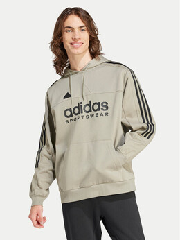 Adidas: Зелёная толстовка 
