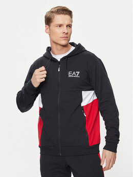EA7 Emporio Armani: Синяя толстовка 