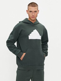 Adidas: Зелёная толстовка 