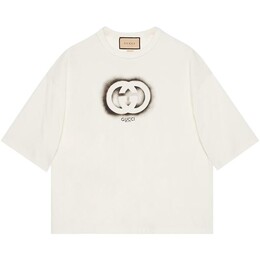 Gucci: Белая футболка 