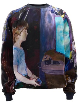 JW Anderson: Толстовка с принтом 