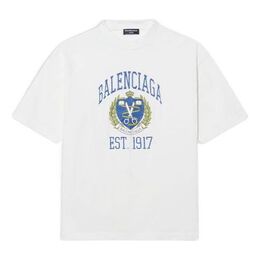 Balenciaga: Белая футболка 