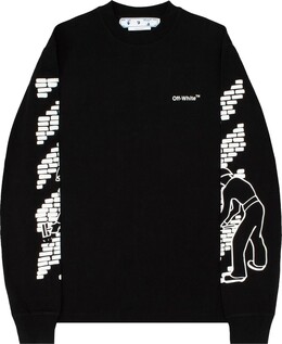 Off-White: Свитшот с длинным рукавом 