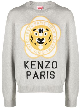 Kenzo: Серая толстовка 