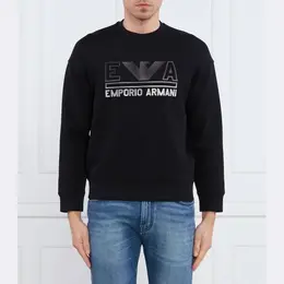 Emporio Armani: Чёрная толстовка 