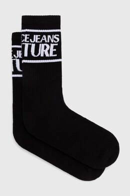 Versace Jeans Couture: Чёрные носки 