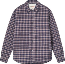 Stussy: Синяя рубашка 