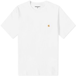 Carhartt WIP: Белая футболка  Chase