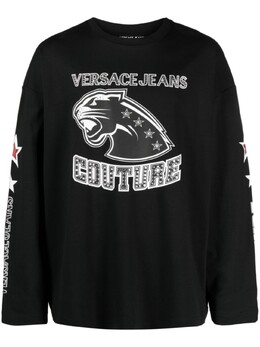 Versace Jeans Couture: Футболка с длинным рукавом 