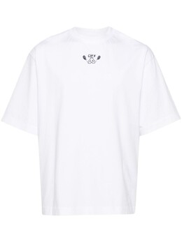 Off-White: Футболка  Arrow с принтом