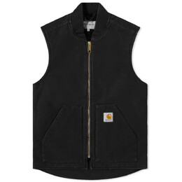 Carhartt WIP: Чёрный жилет 