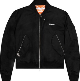 Off-White: Чёрная куртка  Diag