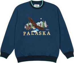 Palace: Голубая толстовка 