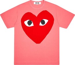 Comme Des Garçons Play: Красная футболка 