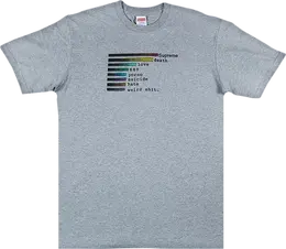 Supreme: Серая футболка 