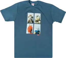 Supreme: Синяя футболка 