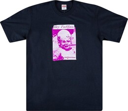 Supreme: Синяя футболка  Fuck