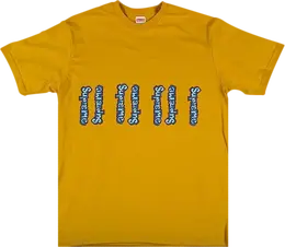 Supreme: Жёлтая футболка  Gonz