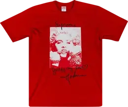 Supreme: Красная футболка  Madonna