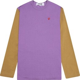 Comme Des Garçons Play: Двухцветная футболка 