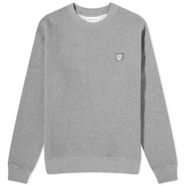Maison Kitsuné: Меланжевый свитшот 