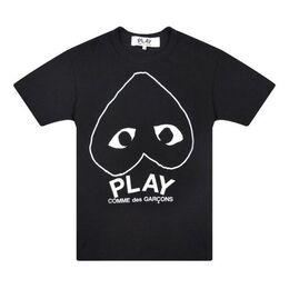 Comme Des Garçons Play: Чёрная футболка  Heart