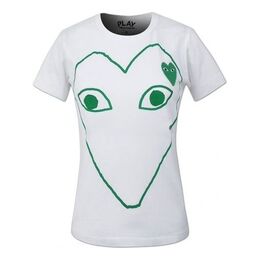 Comme Des Garçons Play: Футболка  Heart с коротким рукавом