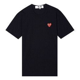 Comme Des Garçons Play: Чёрная футболка  Heart