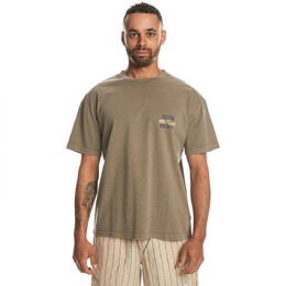 Quiksilver: Коричневая футболка 