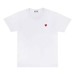 Comme Des Garçons Play: Белая футболка  Heart