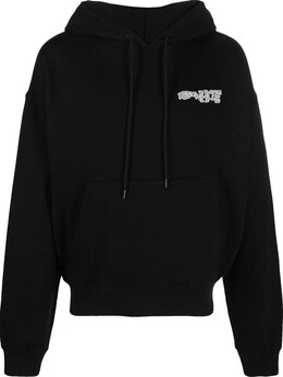 Off-White: Чёрная толстовка  Arrow