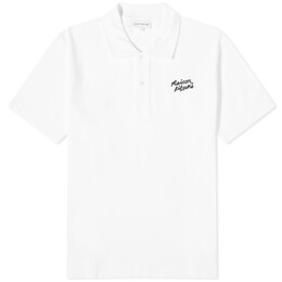 Maison Kitsuné: Белое поло 