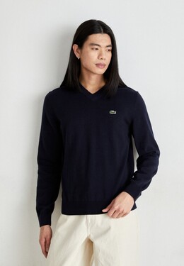 Lacoste: Синий свитер  Essential