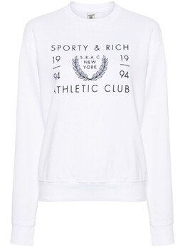 Sporty & Rich: Белая толстовка 