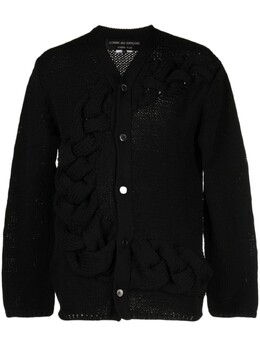 Comme des Garçons: Кардиган с v-образным вырезом 