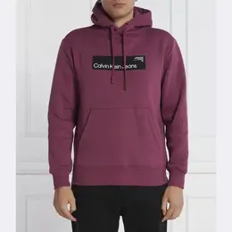 Calvin Klein: Фиолетовая толстовка 
