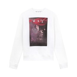 Off-White: Белая толстовка  Caravaggio