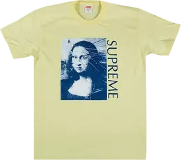 Supreme: Жёлтая футболка  Mona Lisa