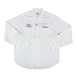 Supreme: Белая рубашка  Honda Fox Racing