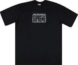 Supreme: Чёрная футболка  Fuck