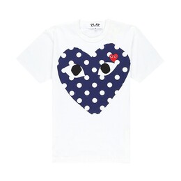 Comme Des Garçons Play: Футболка  Heart в горошек