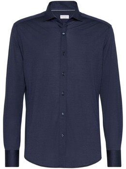 Brunello Cucinelli: Синяя рубашка 